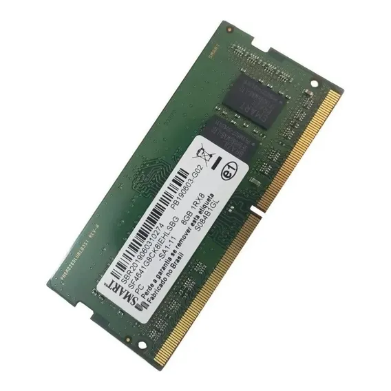 Mem贸ria Notebook Ddr4 8gb 2400mhz 1.2v Pc4-2400t 1rx8 Smart Foto 1