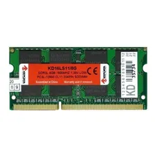 Mem贸ria Notebook Keepdata 8gb Ddr3l 1600mhz Kd16ls11/8g Foto mini 1