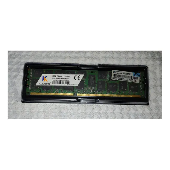 Mem贸ria Para Servidor Ecc 16gb Ddr3 1333mhz Pc3-10600r Foto 1