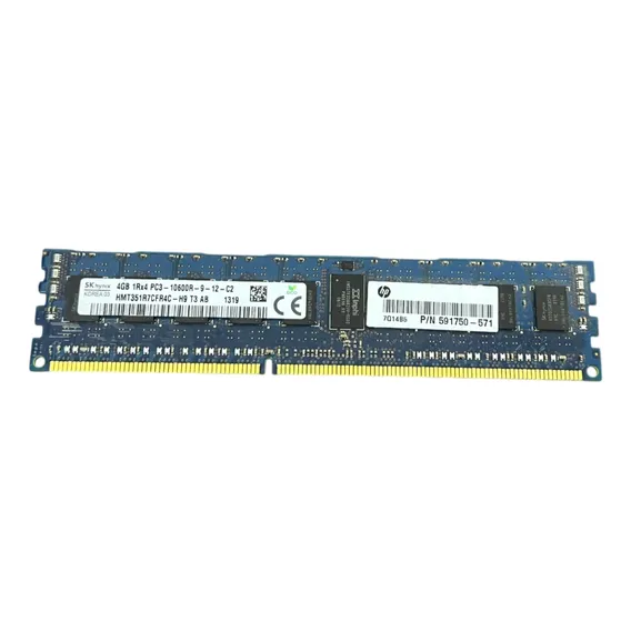 Mem贸ria Pc Desktop Hynix 4gb Pc3 10600u Ddr3 1333mhz Foto 1