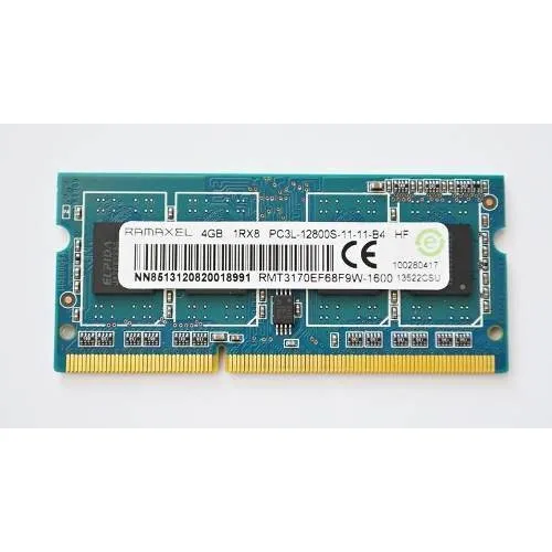 Mem贸ria RAM 4GB 1 Ramaxel RMT3170EF68F9W-1600 Foto 1
