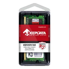Mem贸ria RAM DDR3 4GB Keepdata KD13S9/4G Foto mini 1