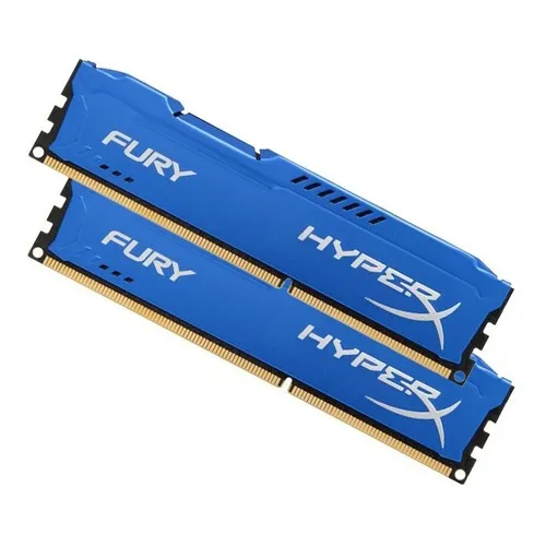 Mem贸ria Ram Ddr3 Kingston Hyperx Fury 2 unidades 8gb 1600mhz Cl10 Foto 1