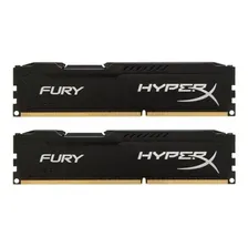Mem贸ria RAM Fury DDR3 azul 16GB 2x8GB HyperX FuryAzulDDR3 Foto mini 2