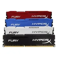 Mem贸ria RAM Fury DDR3 azul 16GB 2x8GB HyperX FuryAzulDDR3 Foto mini 4