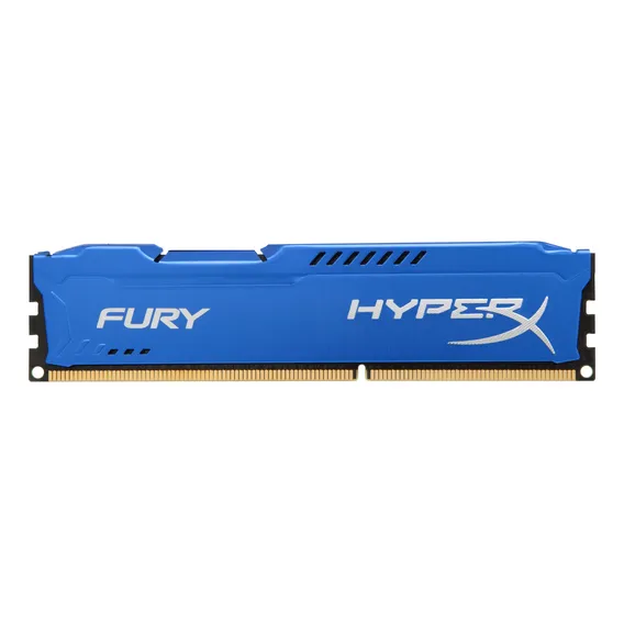 Mem贸ria RAM Fury DDR3 azul 4GB 1 HyperX HX316C10F/4 Foto 1