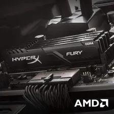 Mem贸ria RAM Fury Hiper X DDR4 16GB 2666mhz Foto mini 3