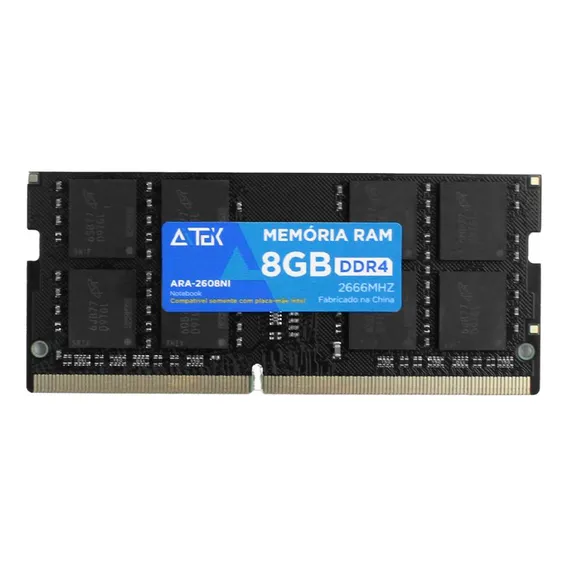 Memória Ram Gamer Notebook Intel Ddr4 8gb 2666mhz Foto 1