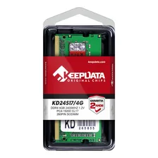 Mem贸ria Ram Keepdata 4gb Ddr4 Kd24s17/4g 2400 Mhz Foto mini 1