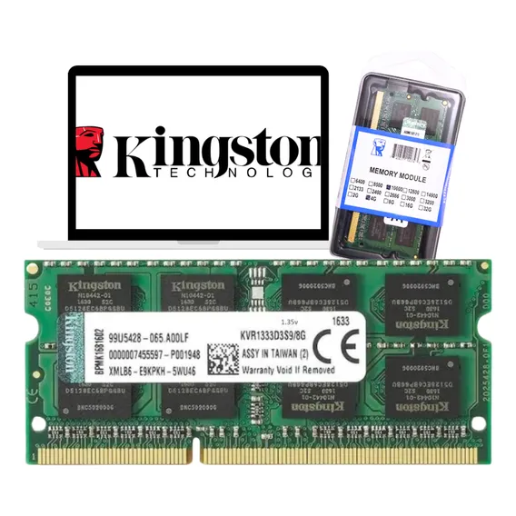 Memória Ram Notebook Ddr3l Kingston 8gb Pc3l 1.35v 1333 Mhz Foto 1