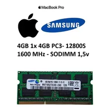 Memória Ram P/ Notebook Samsung 4gb Ddr3 1600mhz Pc3 12800s Foto mini  2