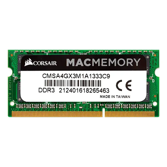 Mem贸ria Ram Para Macbook Corsair 4gb / Ddr3 / 1333mhz Foto 1