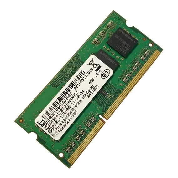Mem贸ria RAM PC3L verde 4GB 1 Smart SH564128FJ8NWRNSQR Foto 1