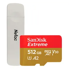 Mem贸ria Sandisk 512gb Extreme Pro Uhs-i Sdxc Memory Card Foto mini 1