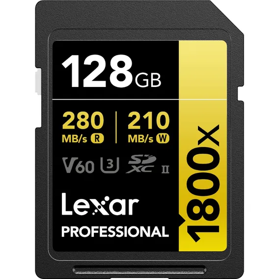 Memória SD de 128 GB Lexar Professional Sdxc UHS-II V60 4k Foto 1