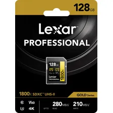 Memória SD de 128 GB Lexar Professional Sdxc UHS-II V60 4k Foto mini  2