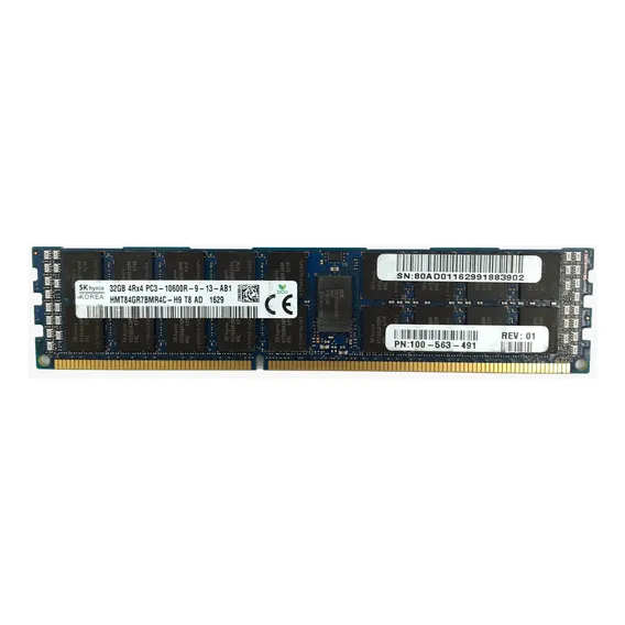 Mem贸ria Servidor 32gb, Ddr3, 1333mhz, Ecc Reg Foto 1