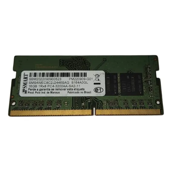 Memoria Smart Ddr4 16gb Notebook Pc4-3200aa 1rx8 Foto 1