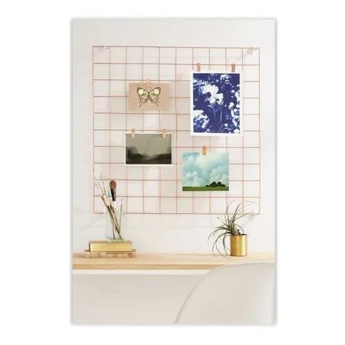 Memory Board Grid Painel Porta Retrato Parede V. Cores 40x40 Foto 1