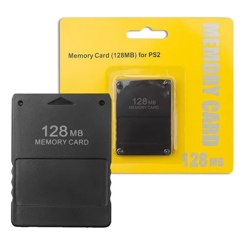 Memory Card Ps2 128mb Compativel Playstation 2 Fat Slim Foto 1