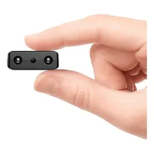 Menor Camera 24horas Com Visao Noturna Detecção De Movimento Cor Preto Foto  mini 1
