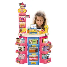 Mercadinho Confeitaria Infantil Doceria Brinquedo 62 Peças Foto mini 1