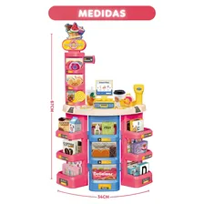 Mercadinho Confeitaria Infantil Doceria Brinquedo 62 Peças Foto mini 2