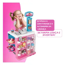Mercadinho Infantil Confeitaria Mágica Meninas Com Som E Luz Cor Rosa Foto mini 2