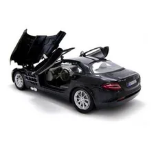Mercedes Benz Slr Mclaren Preto - Escala 1:24 - Motormax Foto mini 3
