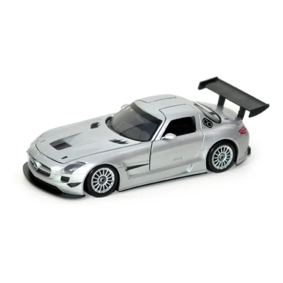 Mercedes-benz Sls Amg Gt3 Motormax Escala 1/24 Cor Prata Metálico Foto 1
