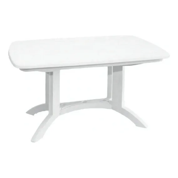 Mesa 131x89cm Veja Grosfillex Branco Af Foto 1