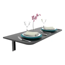 Mesa 90x35 Dobrável Articulada Retrátil De Parede Cozinha Quarto Escritório Home Office 100% Mdf Foto mini  2