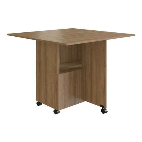 Mesa 90x90cm Tampo Mdp Dobrável Nova Móbile Foto 1