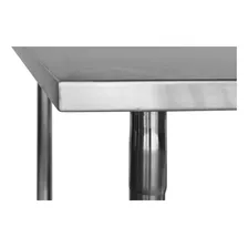 Mesa Aço Inox Ind C/ Espelho - 100x40x90cm - Brascool Md3062 Foto mini  3