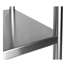 Mesa Aço Inox Ind C/ Espelho - 100x40x90cm - Brascool Md3062 Foto mini 4