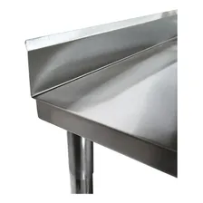 Mesa Aço Inox Ind C/ Espelho - 120x40x90cm - Brascool Md3063 Foto mini 4