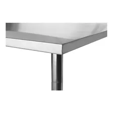 Mesa Aço Inox Ind C/ Espelho - 120x40x90cm - Brascool Md3063 Foto mini 3