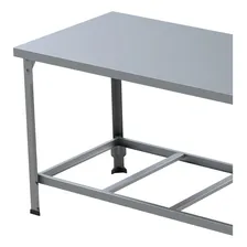 Mesa Aço Inox Industrial 1,50 X 0,70 Total Em Inox Foto mini 3