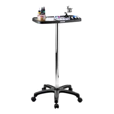 Mesa Bancada Auxiliar Tatuador Tattoo Dompel Cromado Preto Foto mini 1