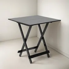 Mesa Bar Dobrável 70 X 70 Avulsa Cor Preto Foto mini 1