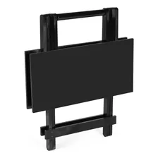 Mesa Bar Dobrável 70 X 70 Avulsa Cor Preto Foto mini 4