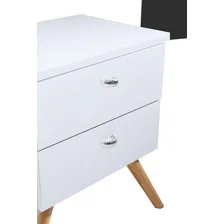 Mesa Cabeceira França 2 Gavetas Corrediças Foto mini 4