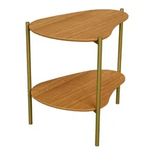 Mesa Canto Orgânica 60cmx60cmx45 Cm Freijó Gbwt Foto mini 2