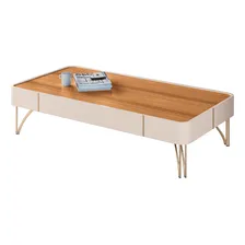 Mesa Centro Decorativa Sala Estar Harmony Off White Cinamomo Foto mini 1