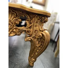 Mesa Centro Sala Luiz Xv Imperial Resina Fibra Ep贸xi N茫o Cor Dourado Envelhecido Foto mini 3