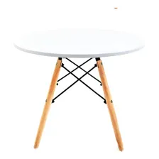 Mesa Charles Eames Eiffel Evolux Infantil Branca Cor Da Tampa Branco Foto mini 1