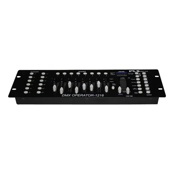 Mesa Controladora 192 Canais Preta Bivolt Dmx512 1216 Pls Foto 1