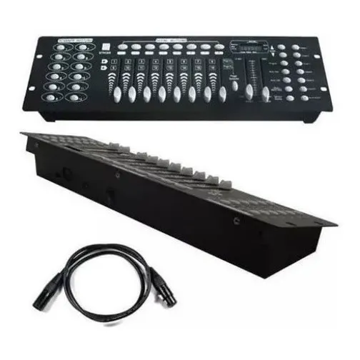 Mesa Controladora Dmx 512 Com Chave Polaridade 192 Canais Foto 1