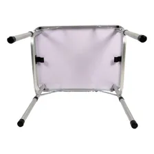 Mesa De Alumínio Dobrável Tampo Mdf 60 X 45 X 56 Cm Titanium Foto mini 4