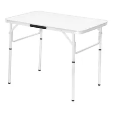 Mesa De Alumínio Dobrável Tampo Mdf 60 X 45 X 56 Cm Titanium Foto mini 1